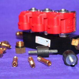 Газові форсунки Valtek 3 циліндра, 3 Ом зі штуцерами