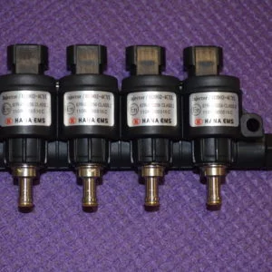 Форсунки Hana Rail 2002, 4 цил.(Type С, Black), зі штуцерами