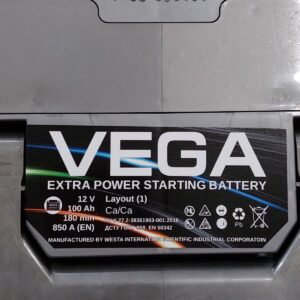 Автомобільний акумулятор Vega Premium 12V 100Ah 850A(En)