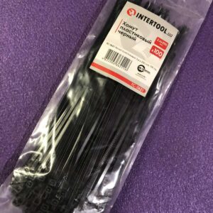 Хомут (стяжка) пластиковий 3.6*200мм InTertool