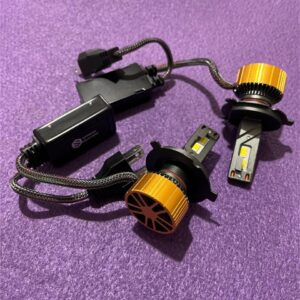 LED-лампа S-8 H4 Hi/Lo 45W 10000LM 9–60V | CSP-4570 | активне охолодження
