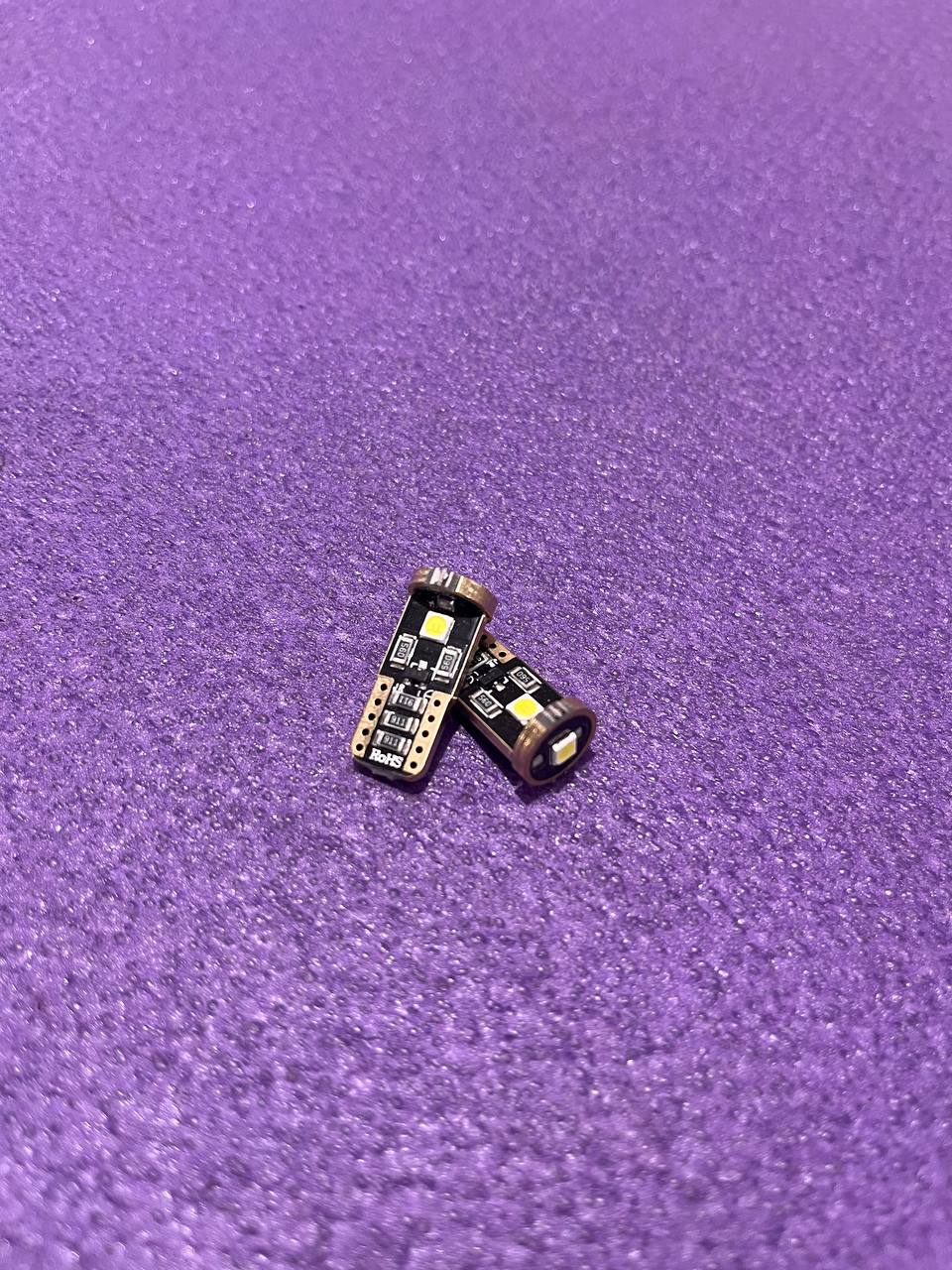 12V Світлодіодна лампа T10-3030-3SMD Samsung драйвер CANBUS (аналог W5W)