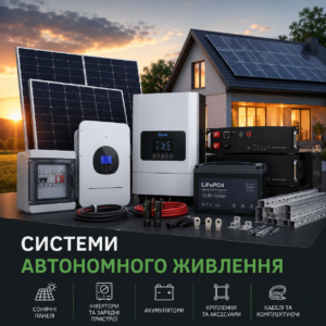 Обладнання для автономного живлення